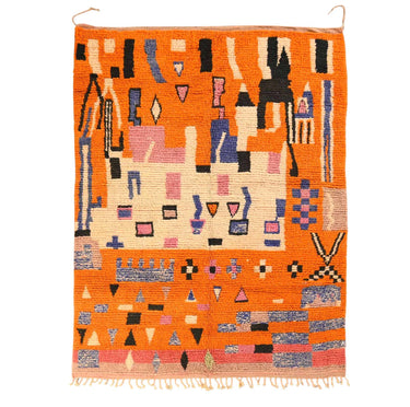 Primordia Vintage Moroccan Rug 7.8 x 10.1 feet / 240 x 310 cm - Ettilux Home